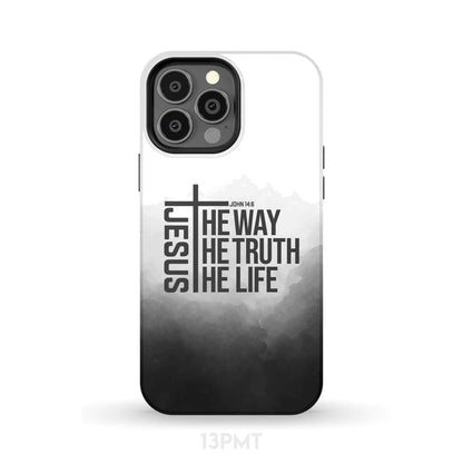 Jesus The Way The Truth The Life Phone Case - Scripture Phone Cases - Iphone Cases Christian