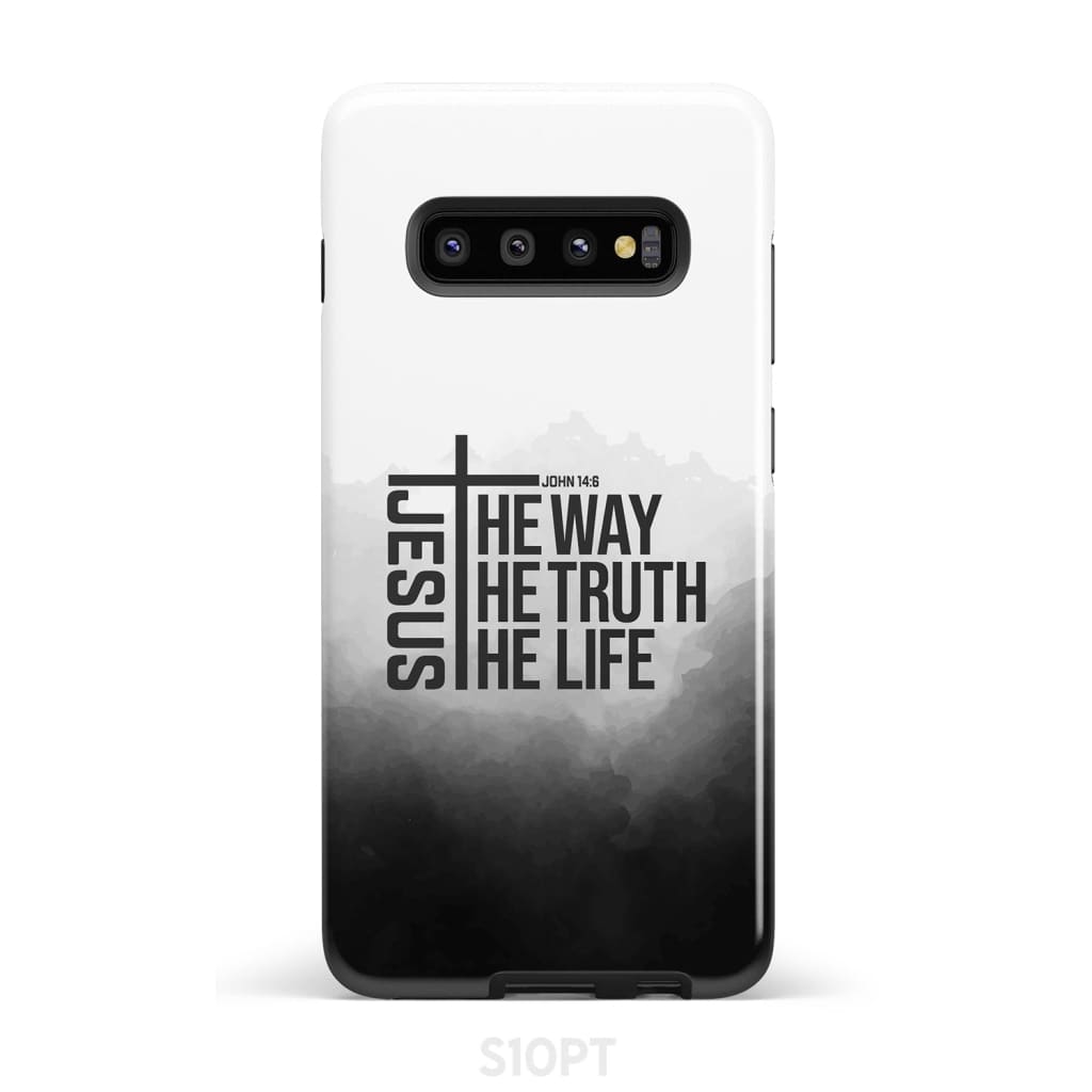 Jesus The Way The Truth The Life Phone Case - Scripture Phone Cases - Iphone Cases Christian