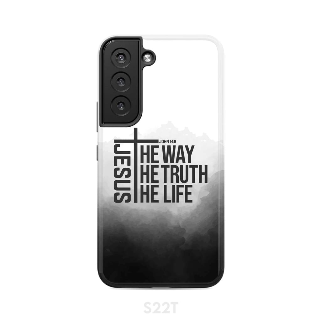 Jesus The Way The Truth The Life Phone Case - Scripture Phone Cases - Iphone Cases Christian