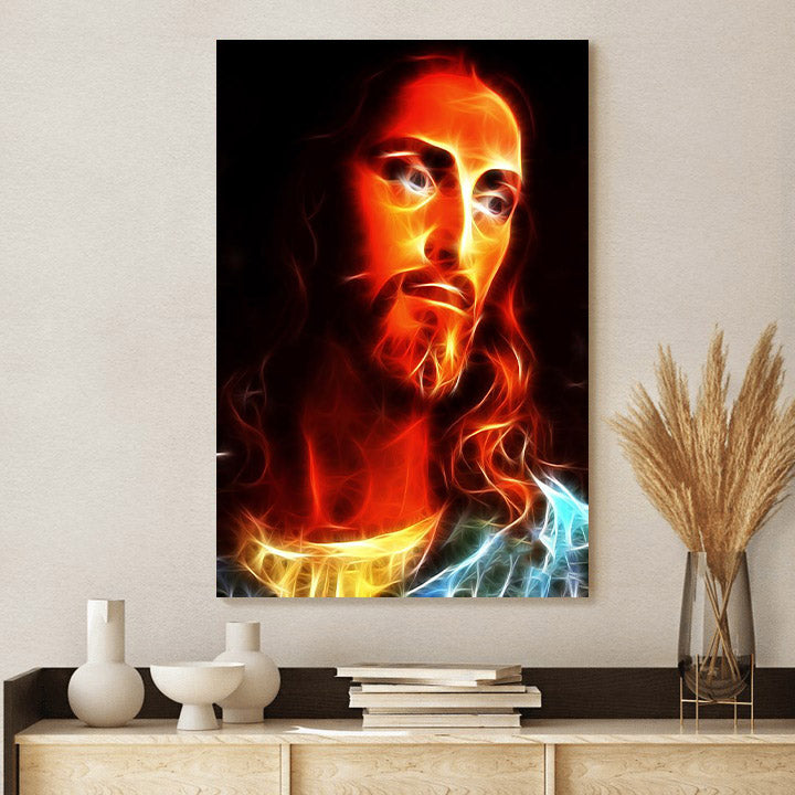 Jesus Thinking About You Canvas Pictures - Christian Canvas Wall Decor - Religious Wall Art Canvas