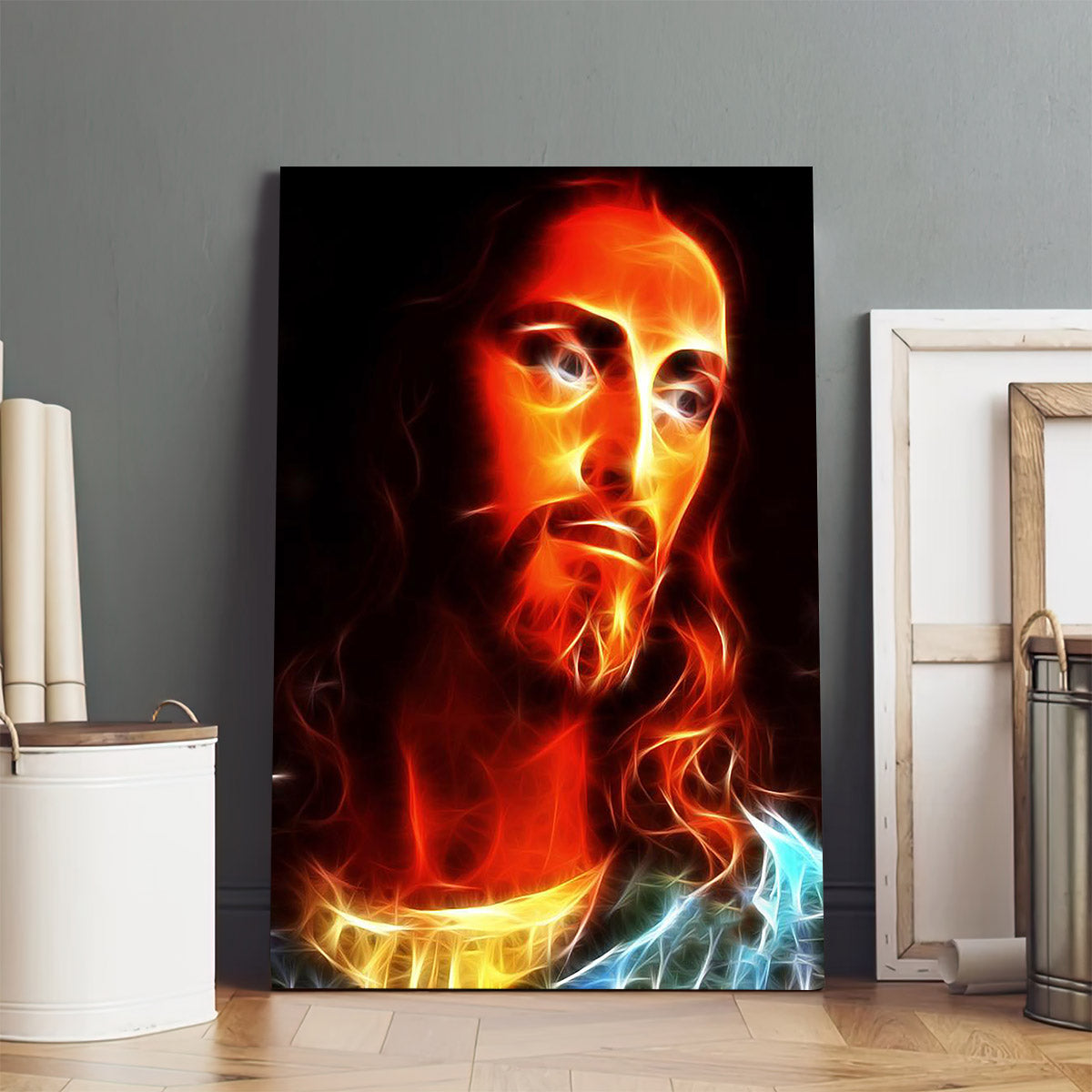 Jesus Thinking About You Canvas Pictures - Christian Canvas Wall Decor - Religious Wall Art Canvas