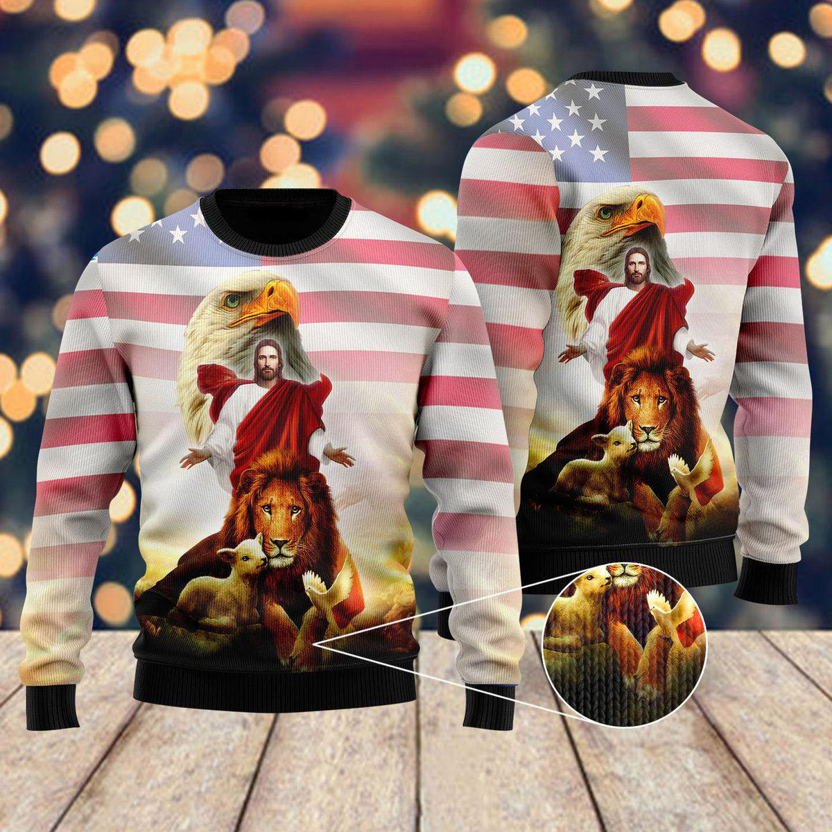 Jesus Ugly Christmas Sweater For Men & Women - Jesus Christ Sweater - God Gifts Idea
