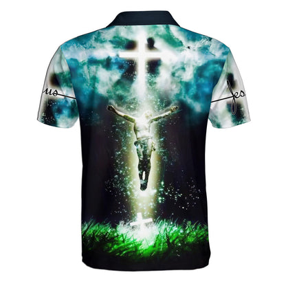 Jesus Underwater Polo Shirt - Christian Shirts & Shorts