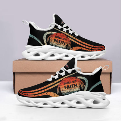 Jesus Walk By Faith Yezy Running Sneakers 1 Max Soul Shoes - Christian Shoes For Men And Women