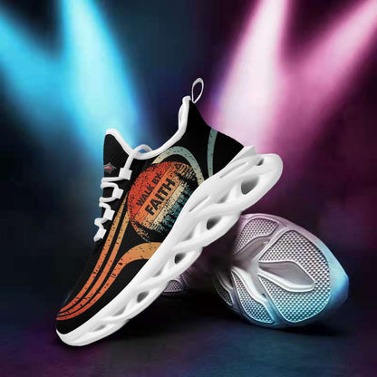 Jesus Walk By Faith Yezy Running Sneakers 1 Max Soul Shoes - Christian Shoes For Men And Women