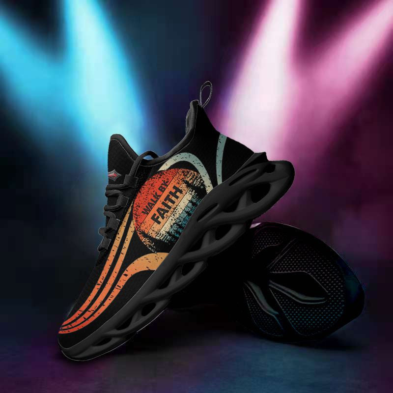 Jesus Walk By Faith Yezy Running Sneakers 1 Max Soul Shoes - Christian Shoes For Men And Women