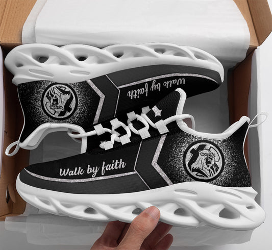 Jesus Walk By Faith Yezy Running Sneakers 2 Max Soul Shoes - Christian Shoes For Men And Women
