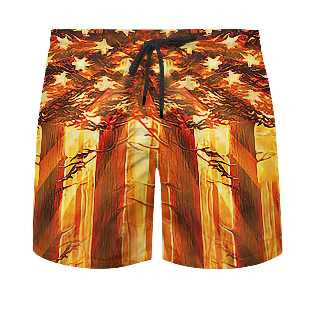 Jesus Walking In The Forest With The Sheep Hawaiian Shirt - Christian Hawaiian Shirt - Religious Hawaiian Shirts