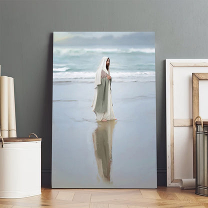 Jesus Walking On The Water Canvas Pictures - Jesus Christ Art - Christian Canvas Wall Art