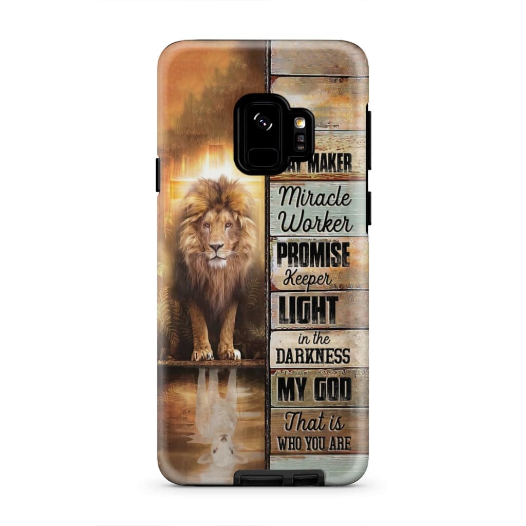 Jesus Way Maker Lion Of Judah Phone Case - Scripture Phone Cases - Iphone Cases Christian