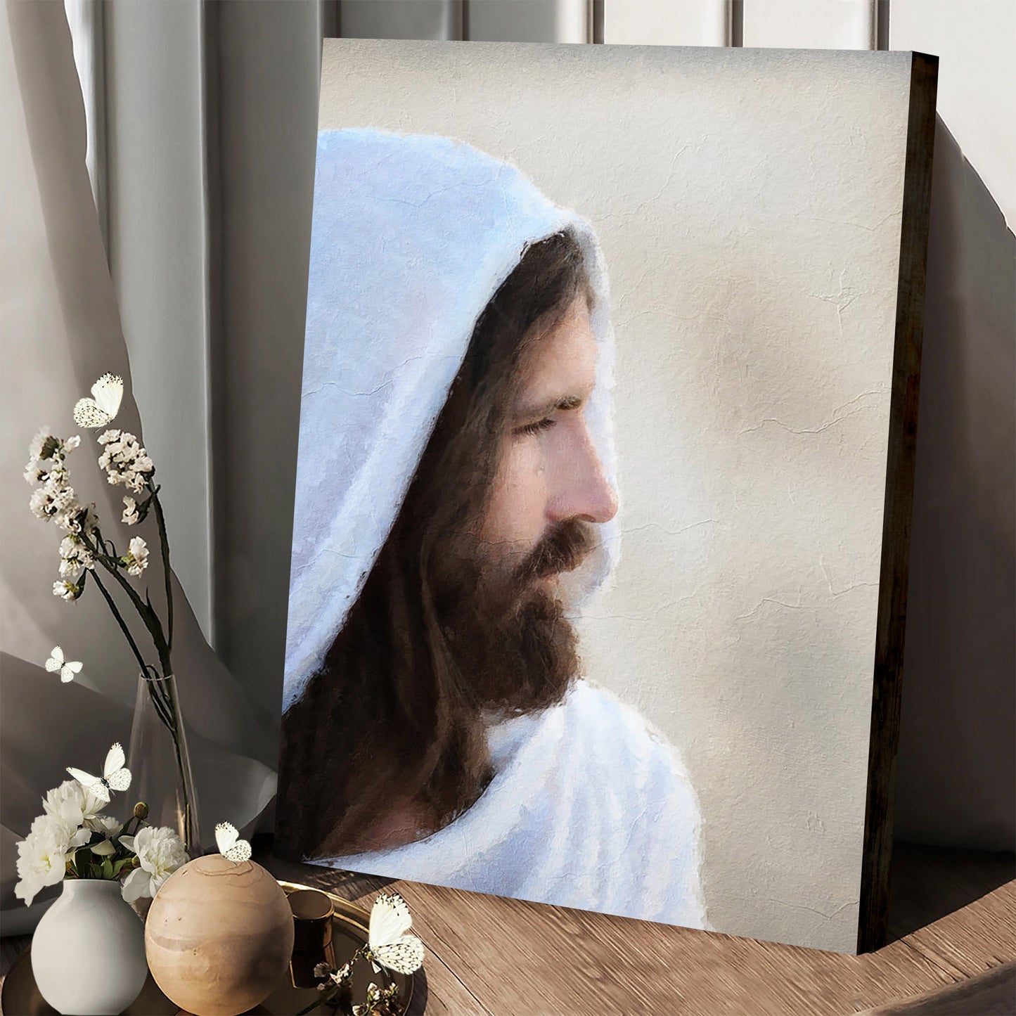 Jesus Wept Canvas Wall Art - Jesus Canvas Pictures - Christian Canvas Wall Art