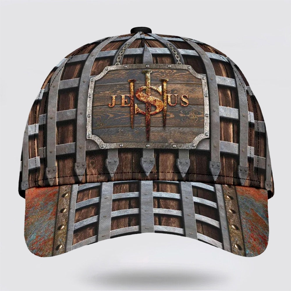 Jesus With 3 Nails Classic Hat All Over Print - Christian Hats for Men and Women