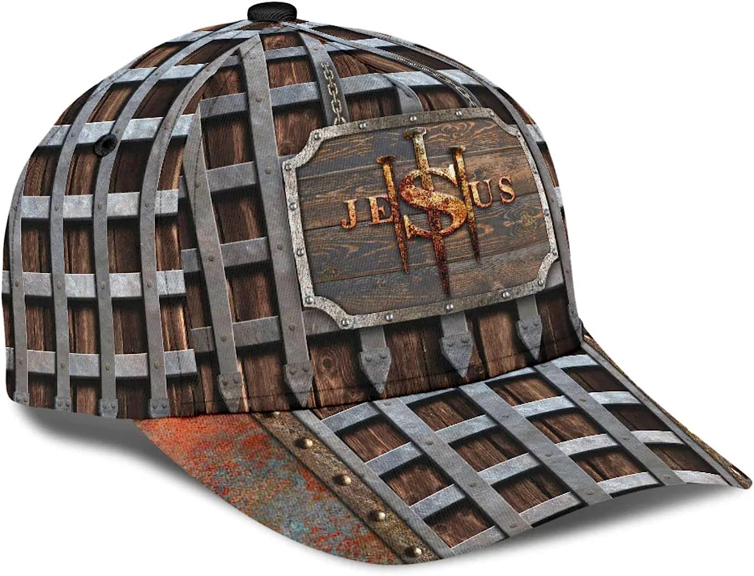 Jesus With 3 Nails Classic Hat All Over Print - Christian Hats for Men and Women