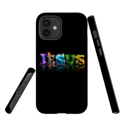 Jesus Word Phone Case - Christian Phone Cases - Inspirational Bible Scripture iPhone Cases