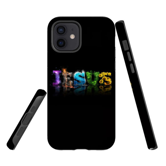 Jesus Word Phone Case - Christian Phone Cases - Inspirational Bible Scripture iPhone Cases
