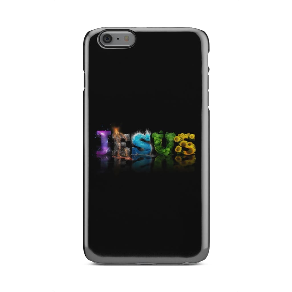 Jesus Word Phone Case - Christian Phone Cases - Inspirational Bible Scripture iPhone Cases