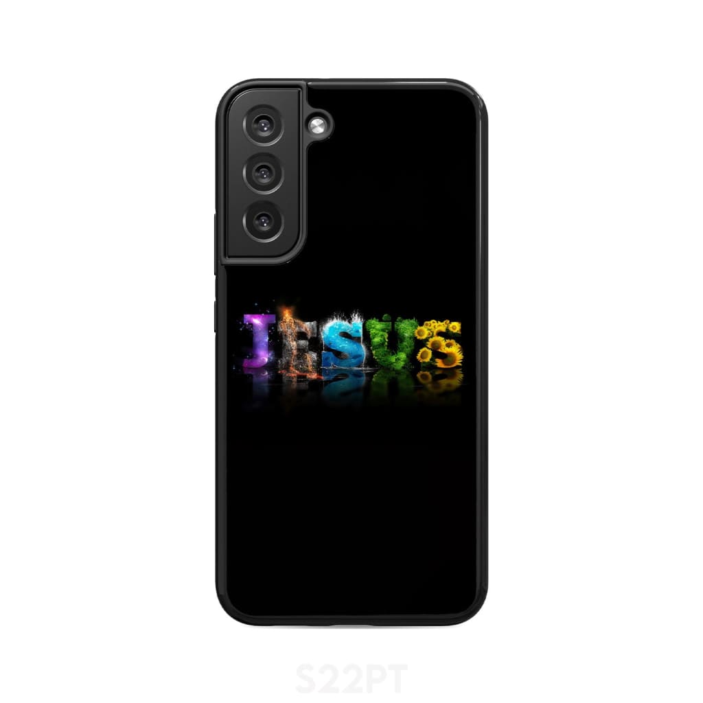 Jesus Word Phone Case - Christian Phone Cases - Inspirational Bible Scripture iPhone Cases