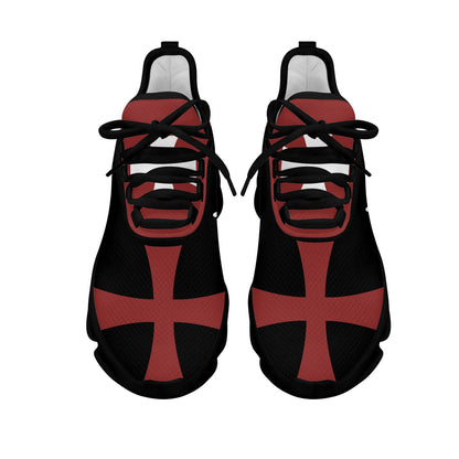 Jesus Yezy Running Sneakers Red Max Soul Shoes - Christian Shoes For Men And Women