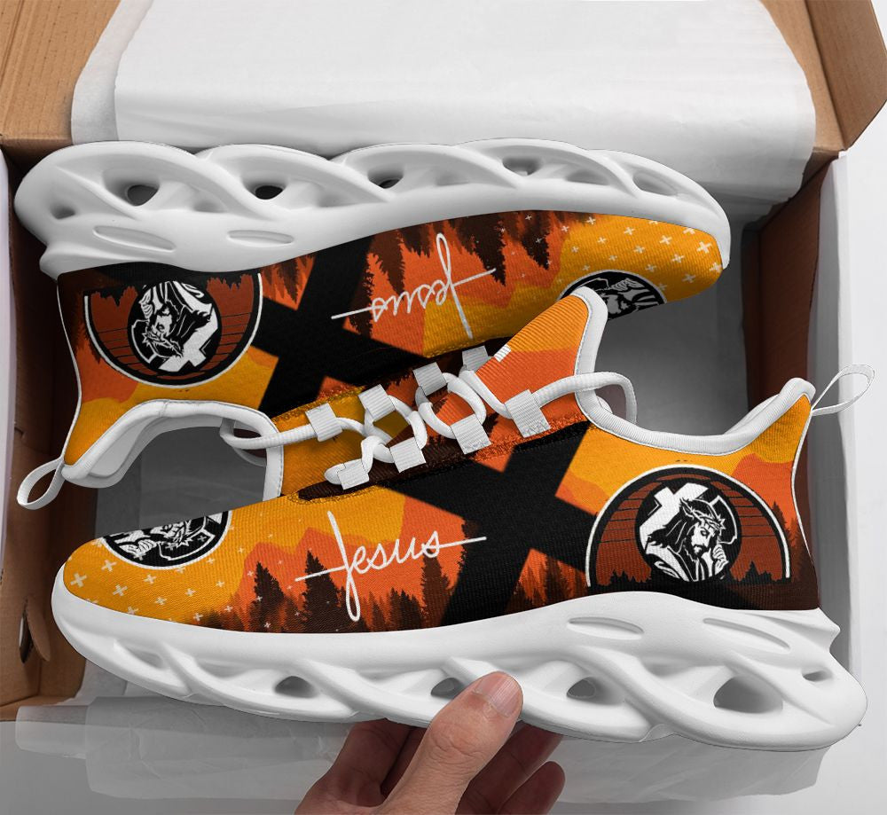 Jesus Yezy Running Sneakers Yellow Max Soul Shoes - Christian Shoes For Men And Women