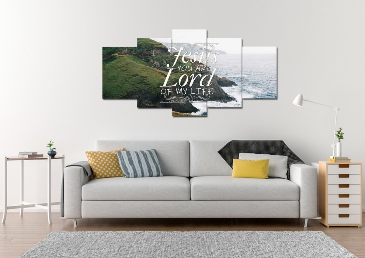 Jesus You Are The Lord Of My Life Wall Art Canvas Print - Christian Canvas Wall Art