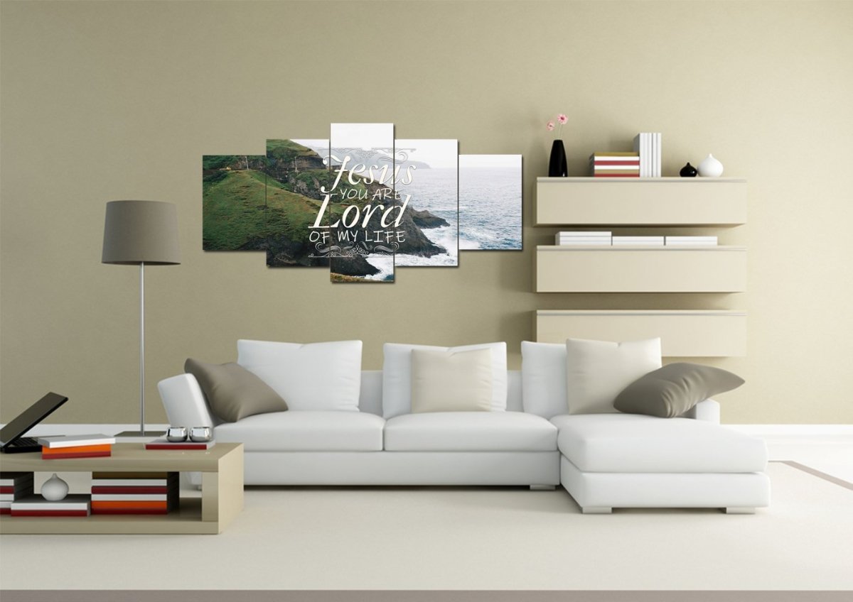 Jesus You Are The Lord Of My Life Wall Art Canvas Print - Christian Canvas Wall Art