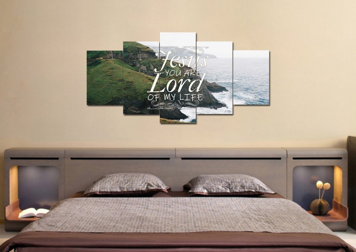 Jesus You Are The Lord Of My Life Wall Art Canvas Print - Christian Canvas Wall Art
