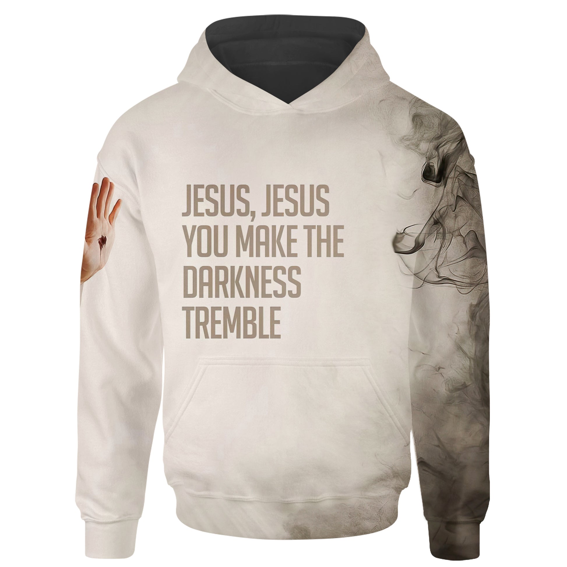 Jesus, You Make The Darkness Tremble Jesus Christ 3d Hoodie - God Gift For Christian