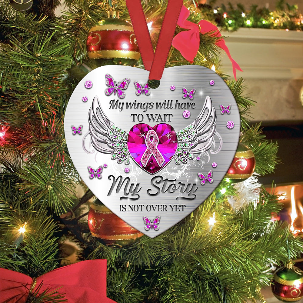 Jewelry Brc My Story Is Not Over Heart Ceramic Ornament - Christmas Ornament - Christmas Gift
