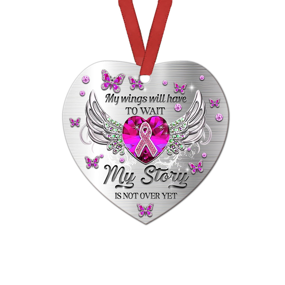 Jewelry Brc My Story Is Not Over Heart Ceramic Ornament - Christmas Ornament - Christmas Gift