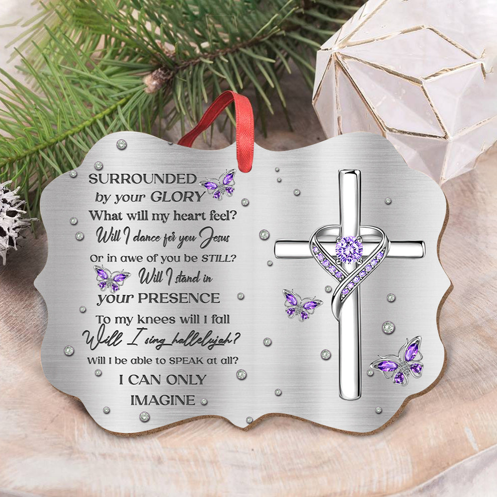 Jewelry Butterly Faith Imagine Metal Ornament - Christmas Ornament - Christmas Gift