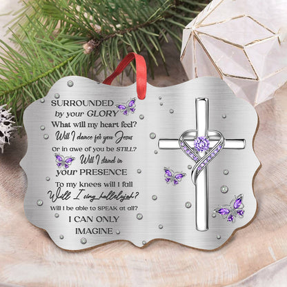 Jewelry Butterly Faith Imagine Metal Ornament - Christmas Ornament - Christmas Gift