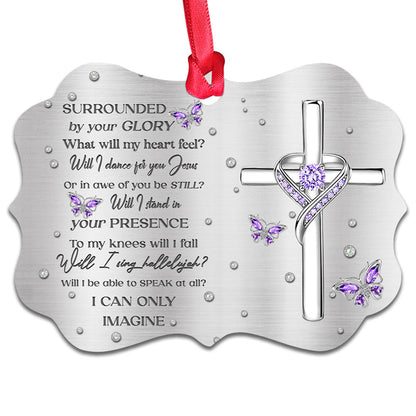 Jewelry Butterly Faith Imagine Metal Ornament - Christmas Ornament - Christmas Gift