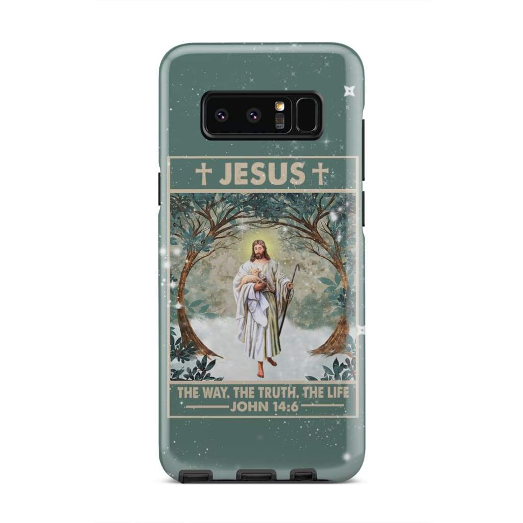 John 146 Jesus The Way The Truth The Life - Jesus Christ Phone Case - Inspirational Bible Scripture iPhone Cases