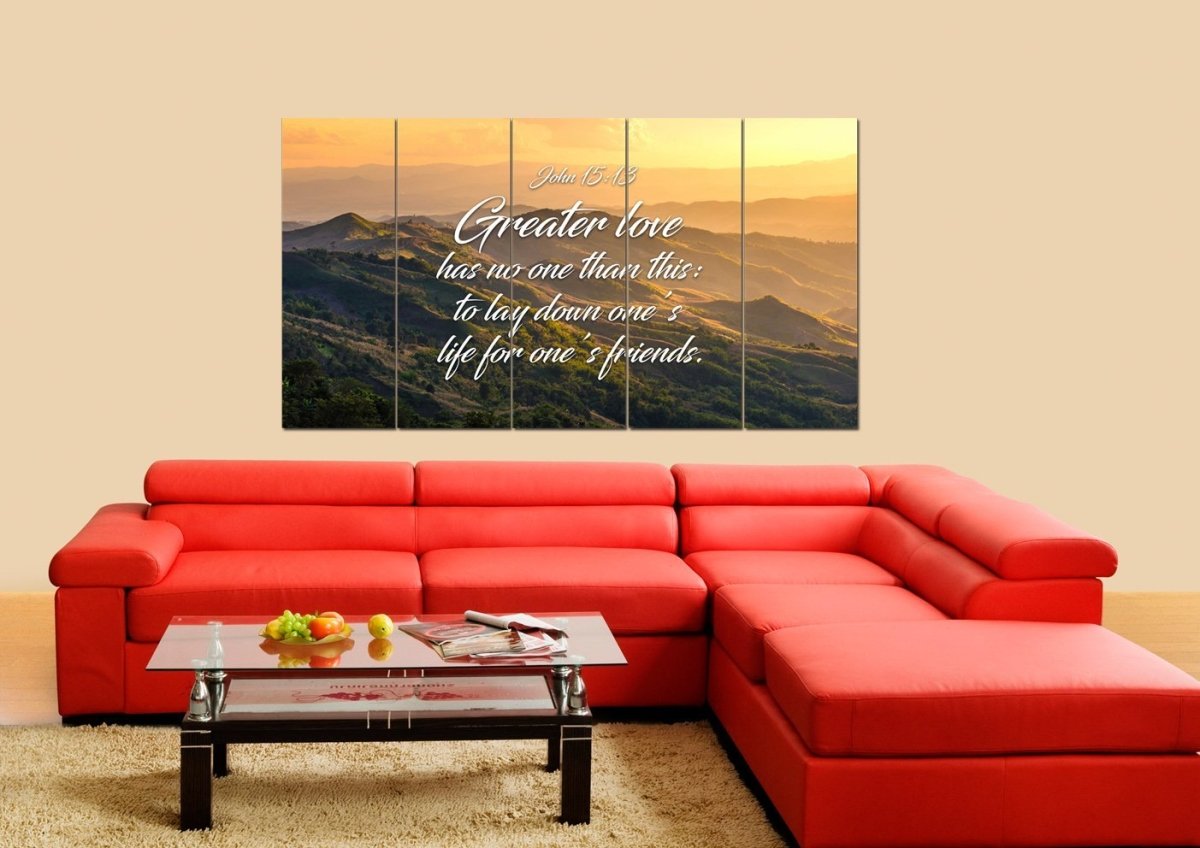 John 1513 Canvas Wall Art Print - Christian Canvas Wall Art