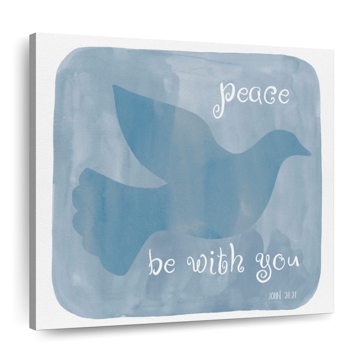 John 2021 Square Canvas Art - Christian Wall Decor - Christian Wall Hanging