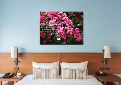 John 316 Niv #23 Bible Verse Canvas Wall Art - Christian Canvas Wall Art