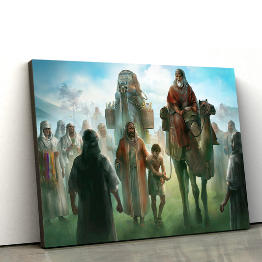 Joseph Enslavement Christian Art Premium Matte - Jesus Canvas Pictures - Christian Wall Art