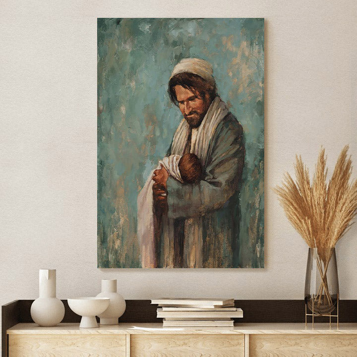 Joseph Portrait Canvas Wall Art - Christmas Gift