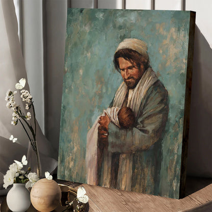 Joseph Portrait Canvas Wall Art - Christmas Gift