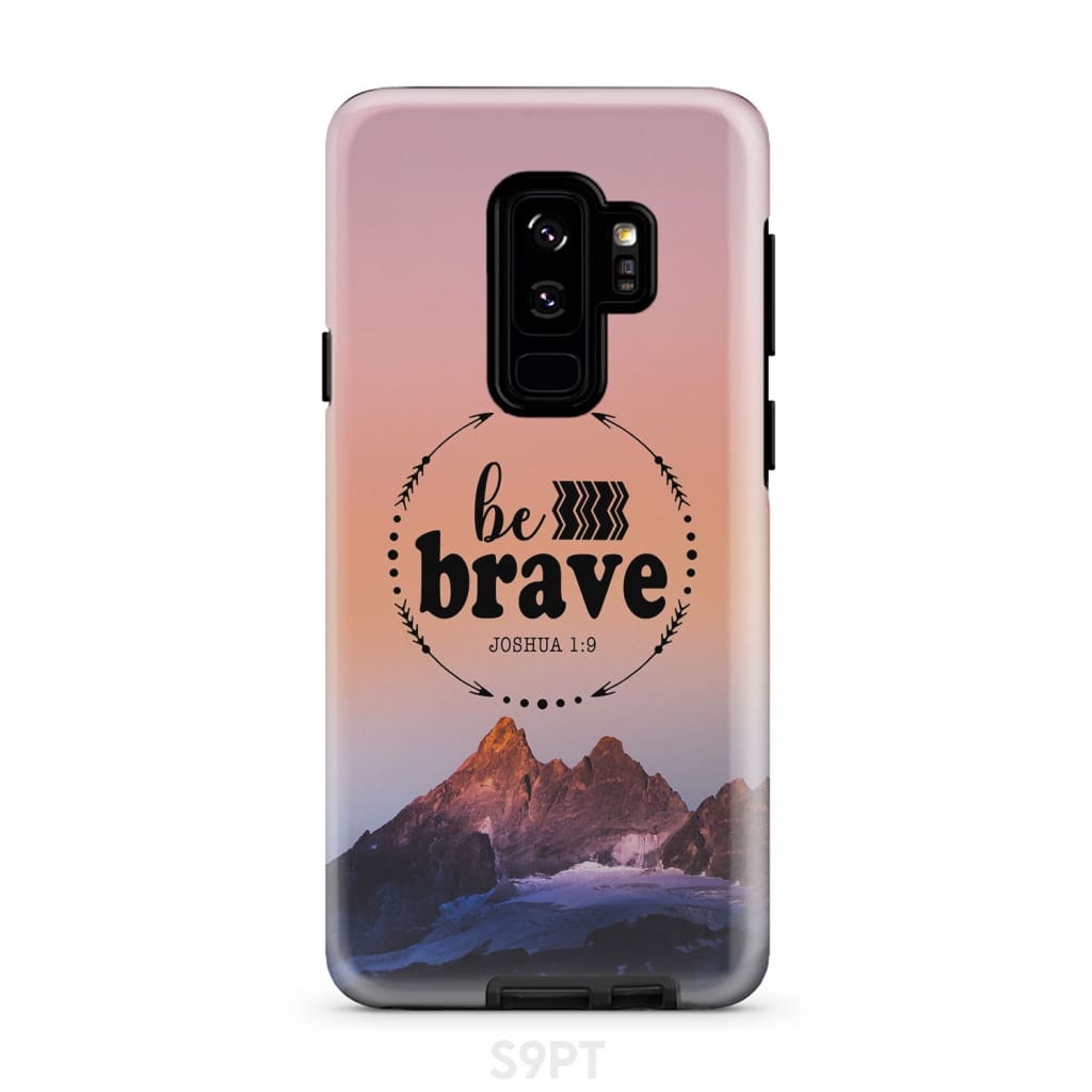 Joshua 19 Be Brave Phone Case - Inspirational Bible Scripture iPhone Cases