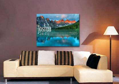 Joshua 2415 Canvas Wall Art Print - Christian Canvas Wall Art