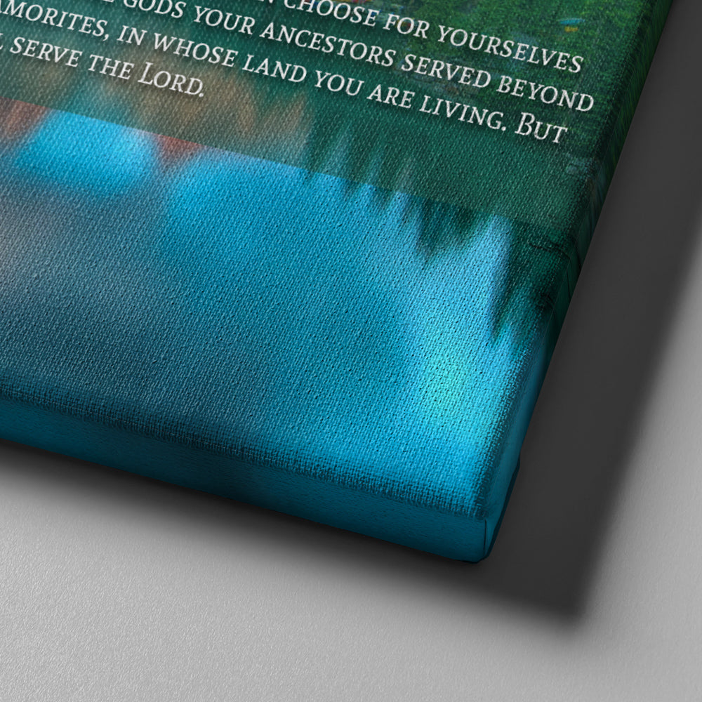 Joshua 2415 Canvas Wall Art Print - Christian Canvas Wall Art