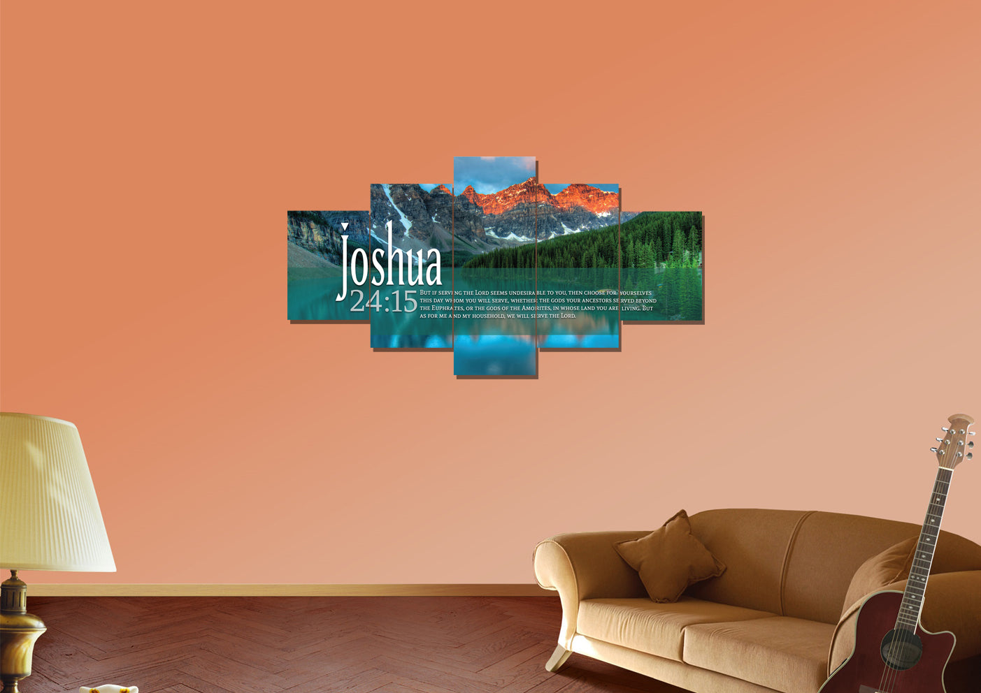 Joshua 2415 Canvas Wall Art Print - Christian Canvas Wall Art