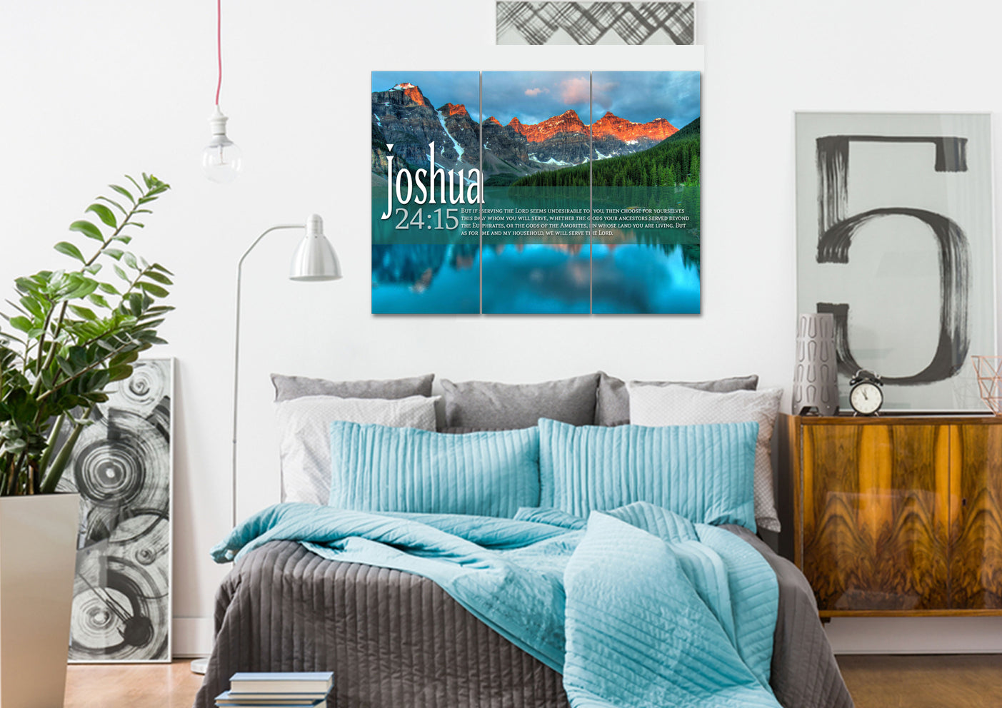 Joshua 2415 Canvas Wall Art Print - Christian Canvas Wall Art