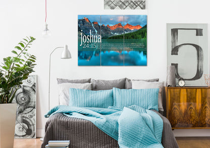Joshua 2415 Canvas Wall Art Print - Christian Canvas Wall Art