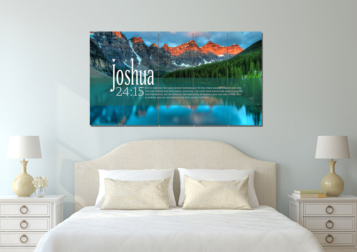 Joshua 2415 Canvas Wall Art Print - Christian Canvas Wall Art