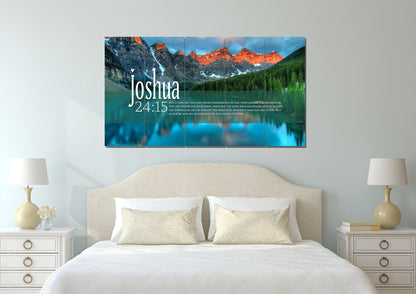 Joshua 2415 Canvas Wall Art Print - Christian Canvas Wall Art