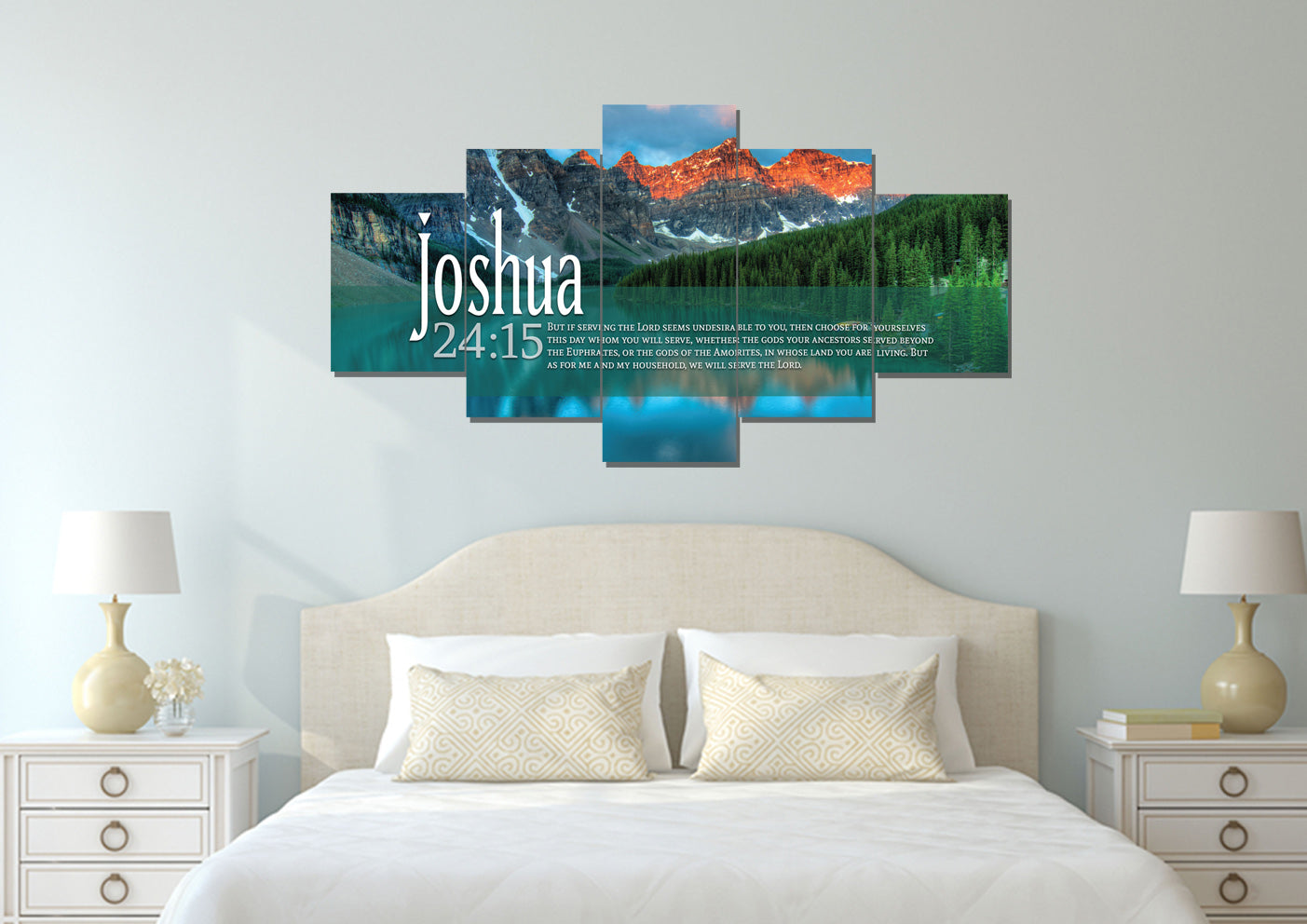 Joshua 2415 Canvas Wall Art Print - Christian Canvas Wall Art