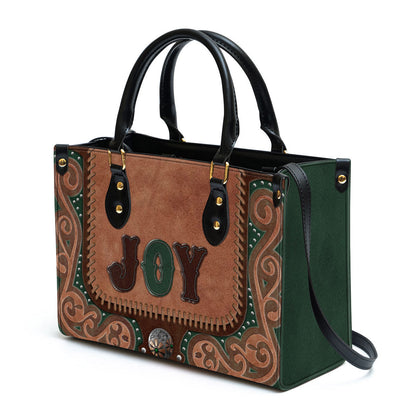 Joy Leather Handbag - Religious Gifts For Women - Women Pu Leather Bag