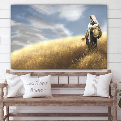 Joy Of The Harvest Canvas Wall Art - Jesus Christ Picture - Canvas Christian Wall Art